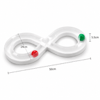 Infinity Cat Track Toy – Interactive Rolling Ball Puzzle for Indoor Cats Fursera