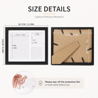 Pet Paw Print Frame Kit – Personalized Pet Memorial Keepsake with Photo Display Fursera