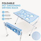 Foldable Pet Grooming Hammock Stand for Cats & Dogs Fursera