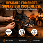 Scary Dog Muzzle with Teeth Fursera