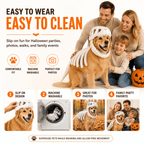 Dinosaur Skeleton Costume for Dogs & Cats | Soft Plush Halloween Pet Costume Fursera