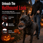 Scary Dog Muzzle with Teeth Fursera