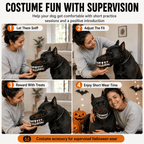Scary Dog Muzzle with Teeth Fursera