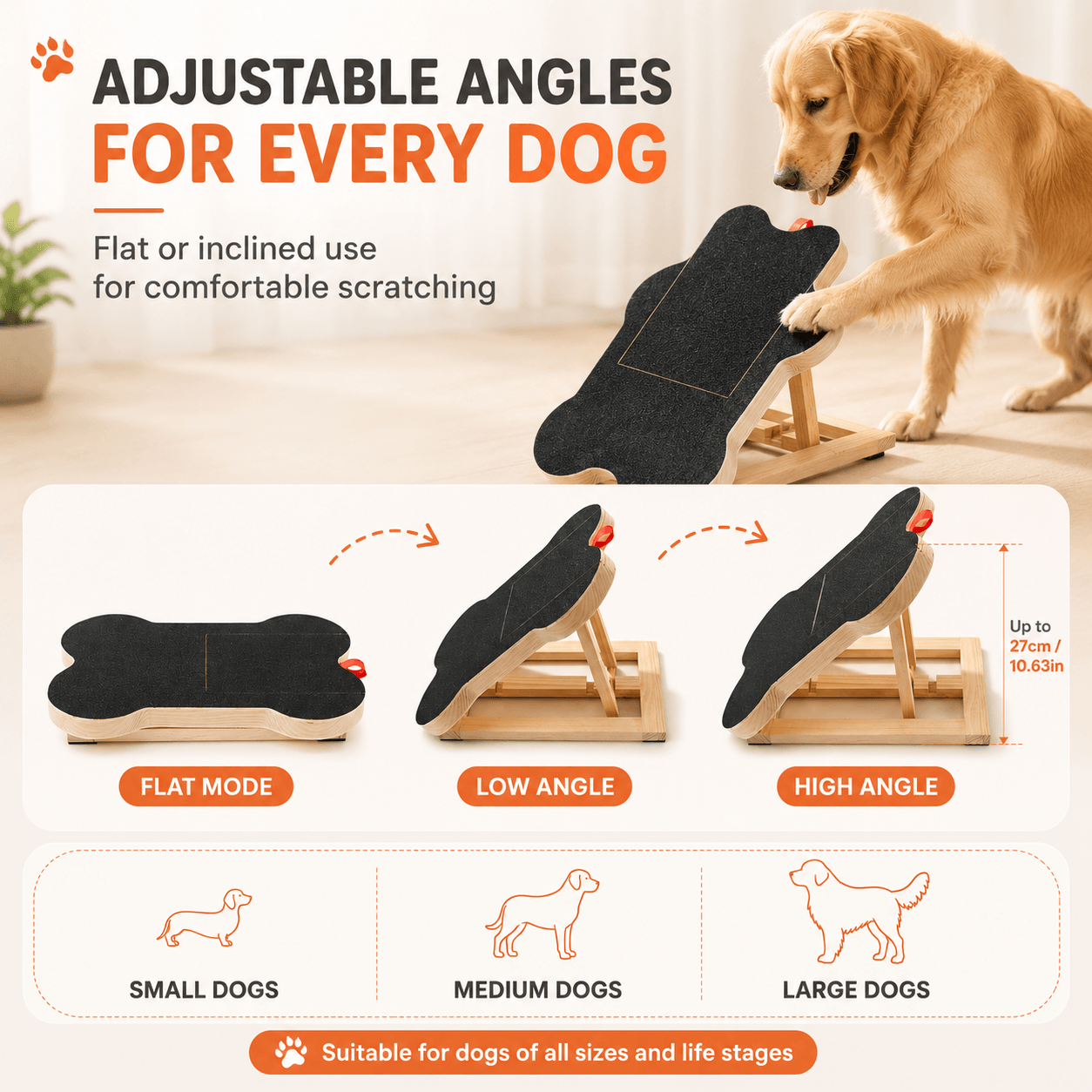 Dog Nail Scratch Board with Hidden Treat Box Fursera
