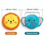 Squeaky Plush Dog Frisbee Fursera