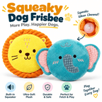 Squeaky Plush Dog Frisbee Fursera