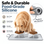 Collapsible Silicone Double Pet Bowl & Feeding Mat Fursera