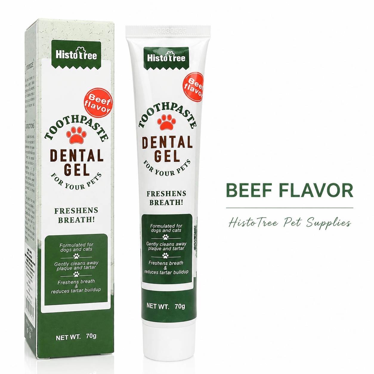 Pet Dental Gel Toothpaste for Cats & Dogs Fursera