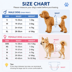 Disposable Dog Diapers for Male & Female Dogs 10 Pack Fursera