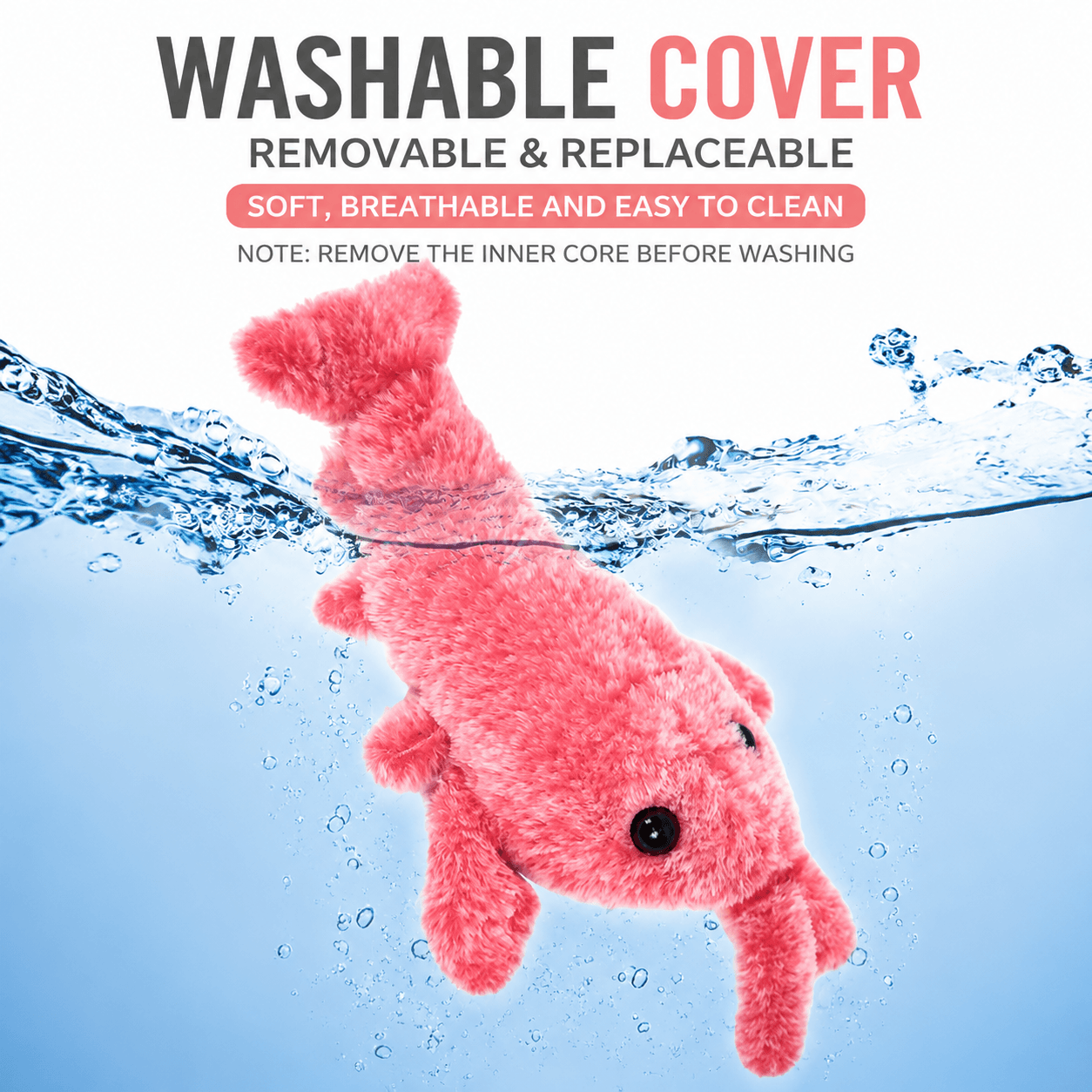 Interactive Lobster Pet Toy – Moving Wiggle Toy for Cats & Dogs Fursera