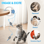 Automatic Hanging Cat Toy – Interactive Moving Mouse Toy for Indoor Cats Fursera