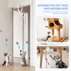 Automatic Hanging Cat Toy – Interactive Moving Mouse Toy for Indoor Cats Fursera