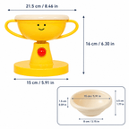 5-Level Adjustable Elevated Pet Bowl – 60° Tilt Feeding Bowl for Cats & Dogs Fursera