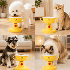 5-Level Adjustable Elevated Pet Bowl – 60° Tilt Feeding Bowl for Cats & Dogs Fursera
