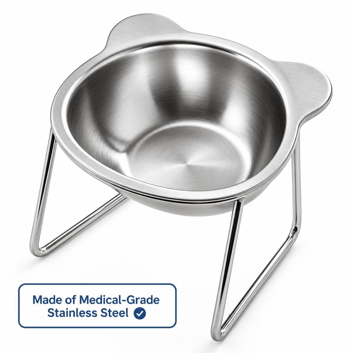 Elevated Stainless Steel Pet Bowl Fursera