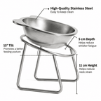 Elevated Stainless Steel Pet Bowl Fursera