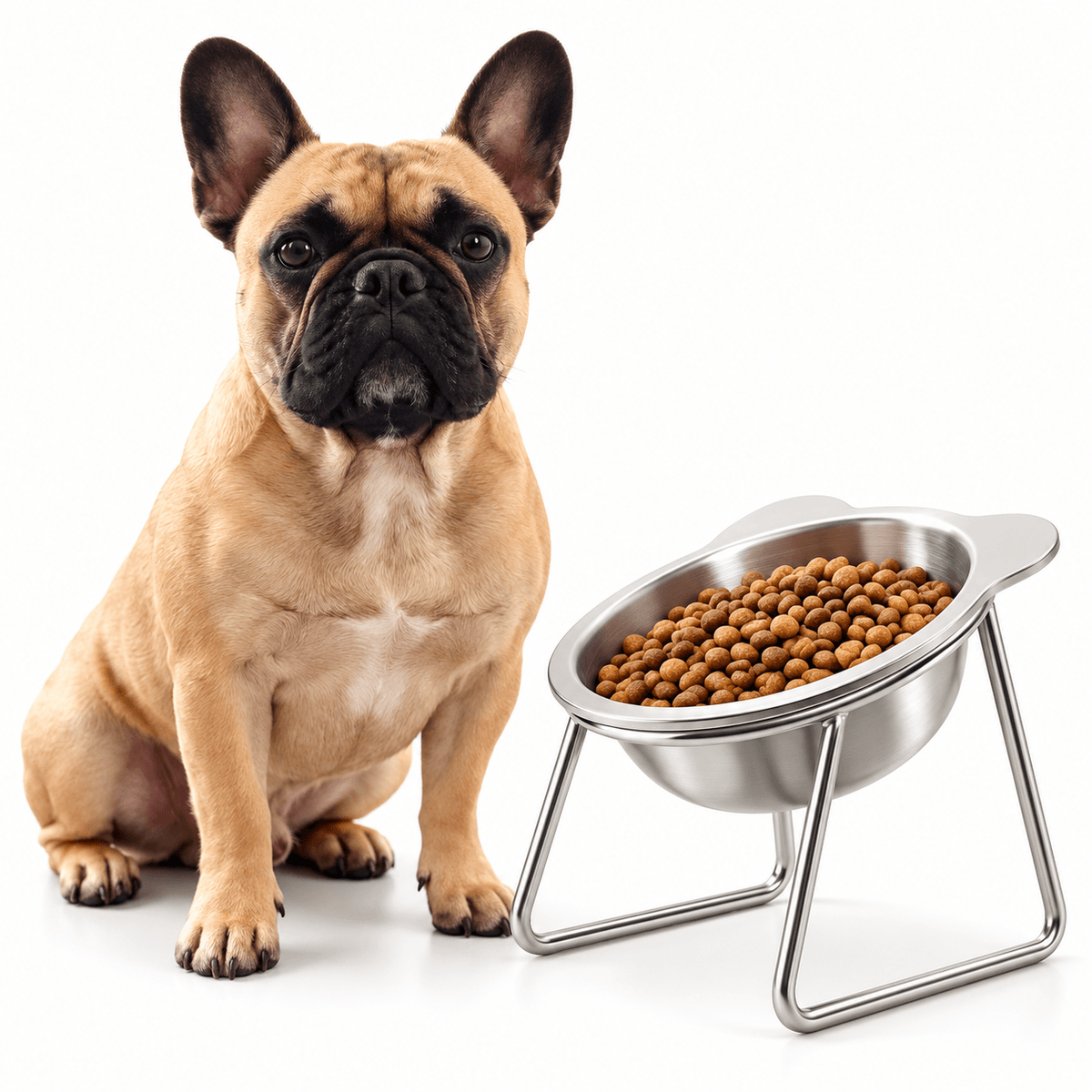 Elevated Stainless Steel Pet Bowl Fursera
