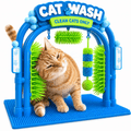 Cat Self-Grooming Station – Interactive Brush & Massage Toy Fursera