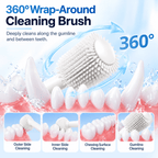 360° Pet Toothbrush 2-Pack – Soft Bristles for Dogs & Cats Fursera