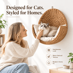 Purrfectly Cozy Handmade Hanging Cat Bed Fursera