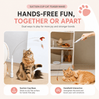 Interactive Butterfly Cat Toy – Automatic 360° Rechargeable Self-Play Teaser Fursera