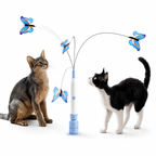 Interactive Butterfly Cat Toy – Automatic 360° Rechargeable Self-Play Teaser Fursera