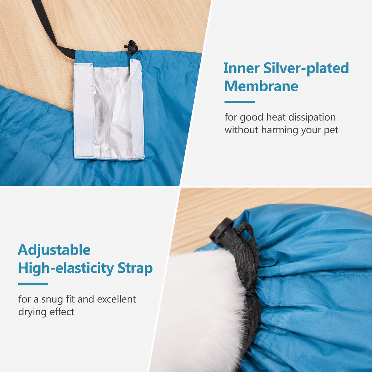 360° Hands-Free Pet Drying Bag Fursera