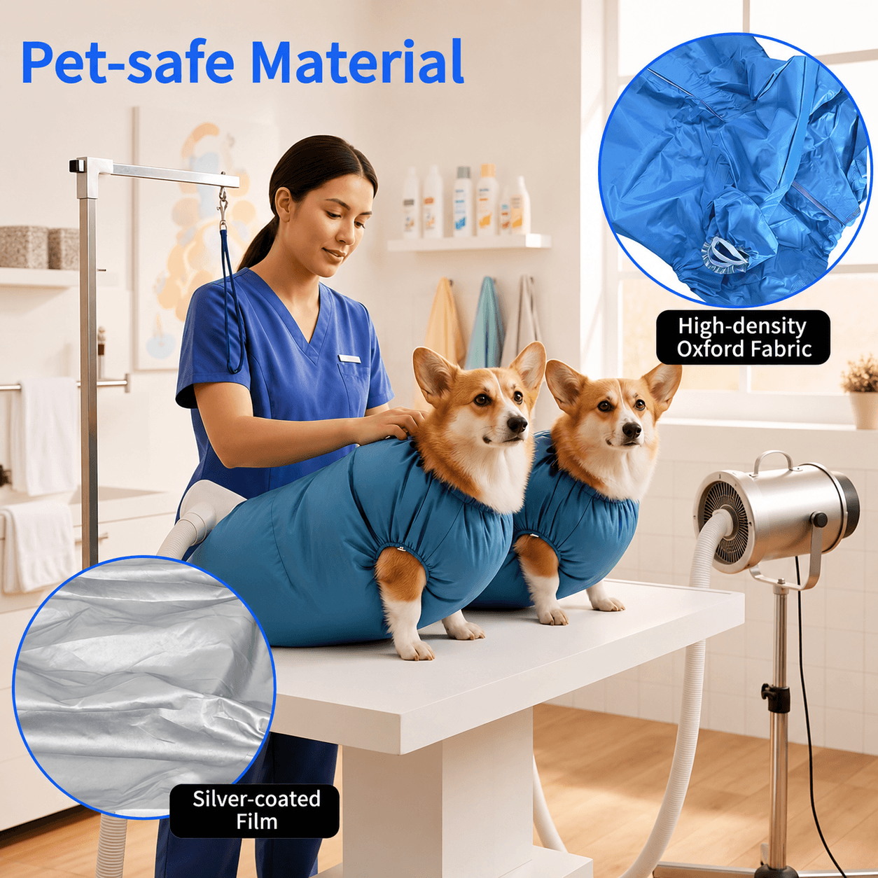 360° Hands-Free Pet Drying Bag Fursera