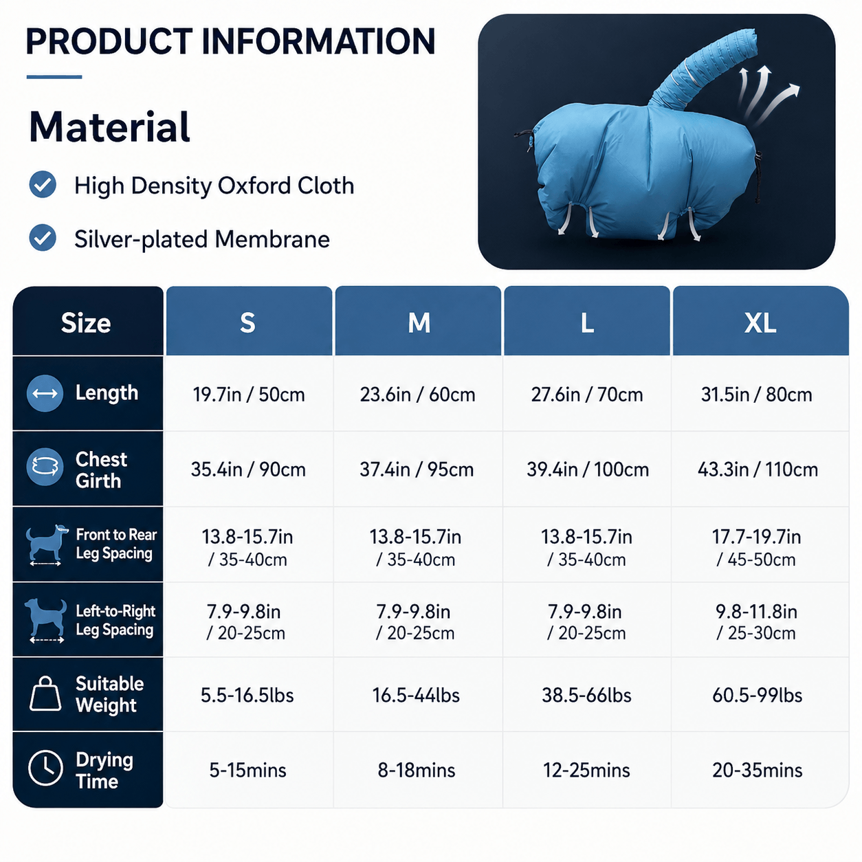 360° Hands-Free Pet Drying Bag Fursera