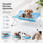 Foldable Pet Grooming Hammock Stand for Cats & Dogs Fursera