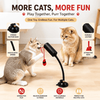 Interactive Cat Boxing Toy – Suction Cup Self-Play Punching Toy for Cats Fursera