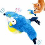 Realistic Chirping Bird Cat Toy with Flapping Wings Fursera