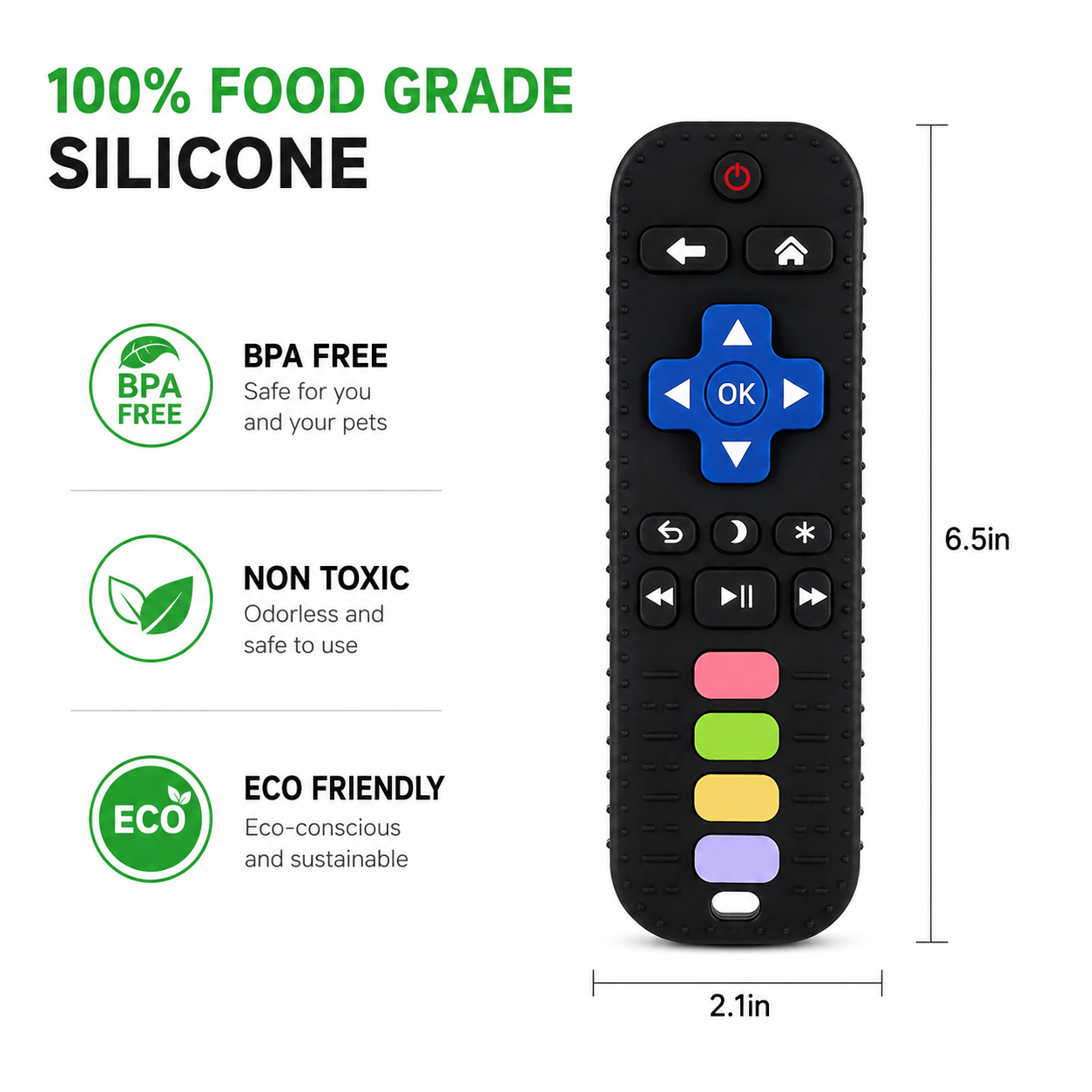 Silicone TV Remote Dog Chew Toy Fursera