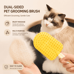Pet Grooming Brush – Gentle Deshedding Comb for Cats and Dogs