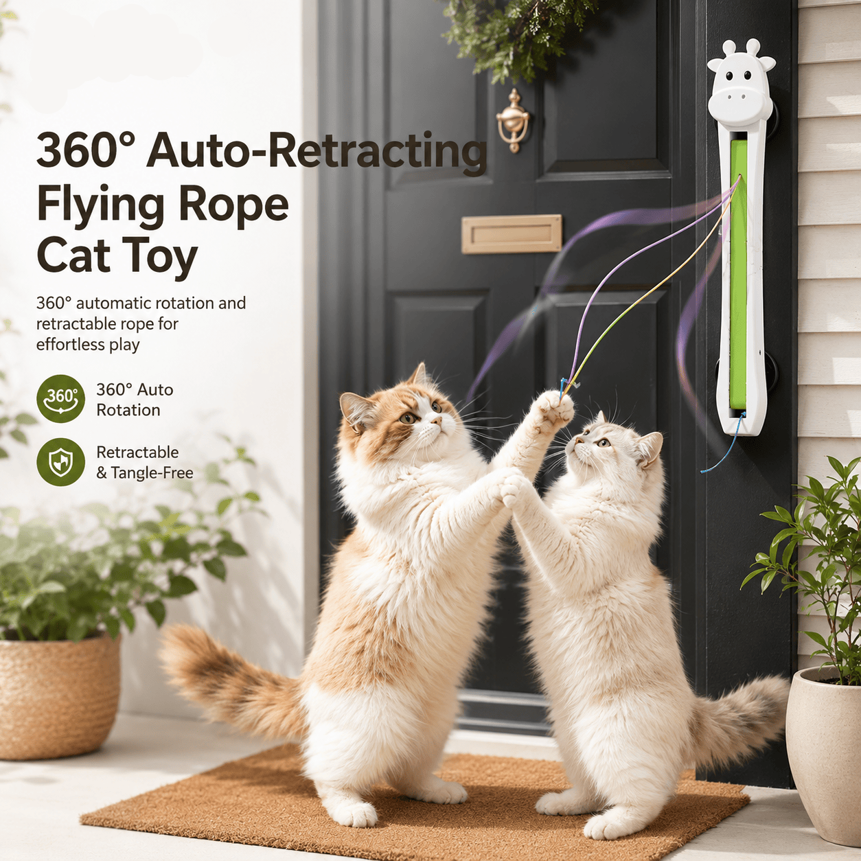 Automatic Retractable Cat Teaser