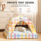 Tiny Luxury Pet Tent Bed