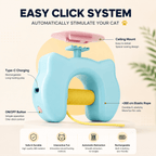 Automatic Moving Feather Cat Toy