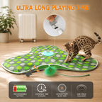 Interactive Hide & Seek Cat Toy with Moving Feather