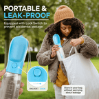 3-in-1 Portable Dog Water Bottle