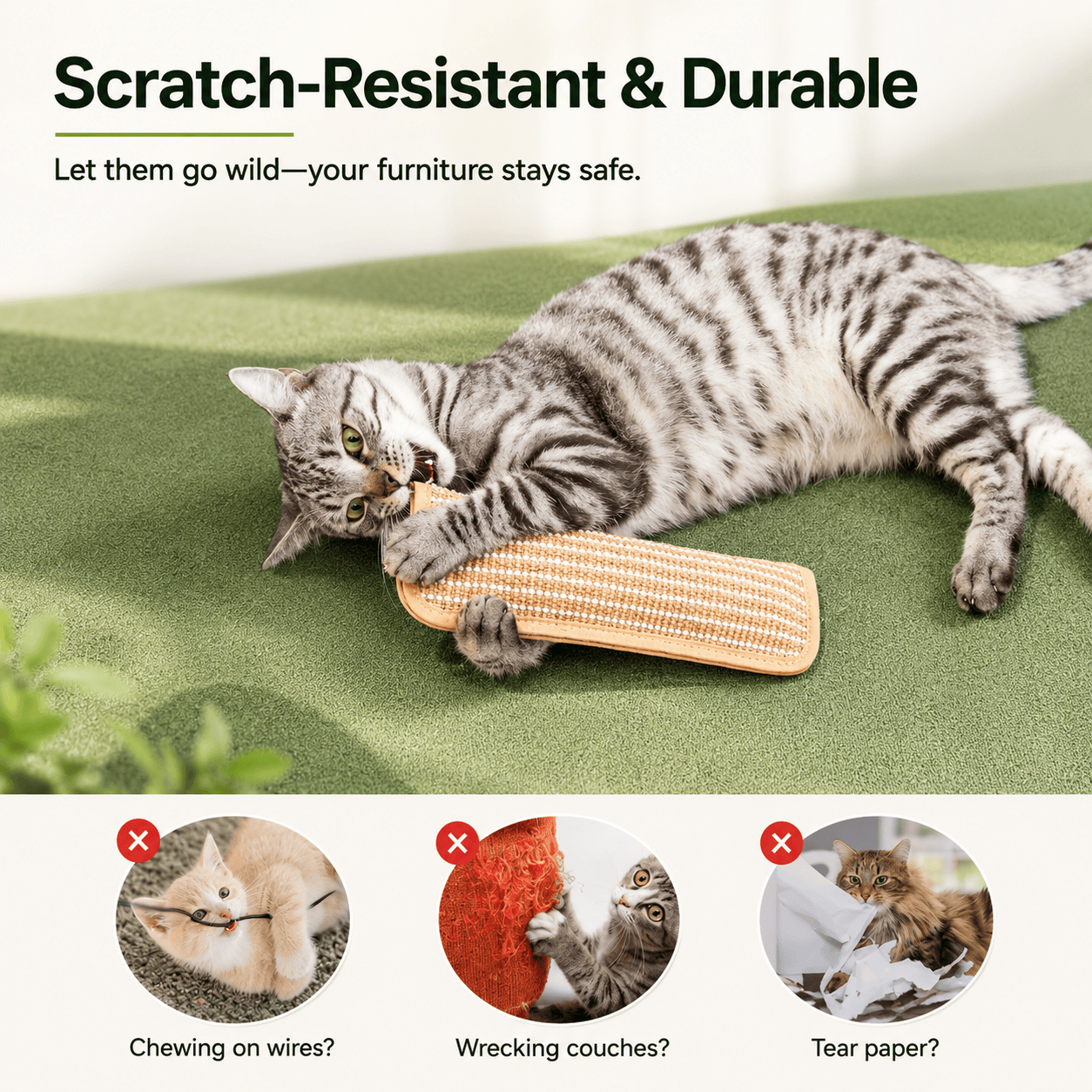 Catnip Sisal Cat Kicker Pillow