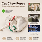 Cat Chew Rope Toys for Teeth Cleaning