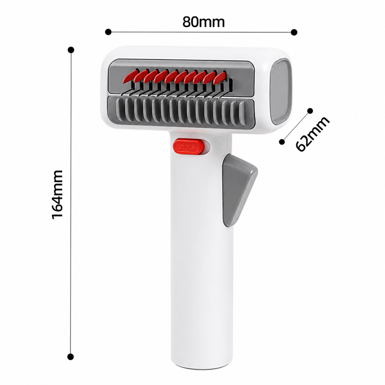2-in-1 Pet Grooming Brush for Dogs & Cats