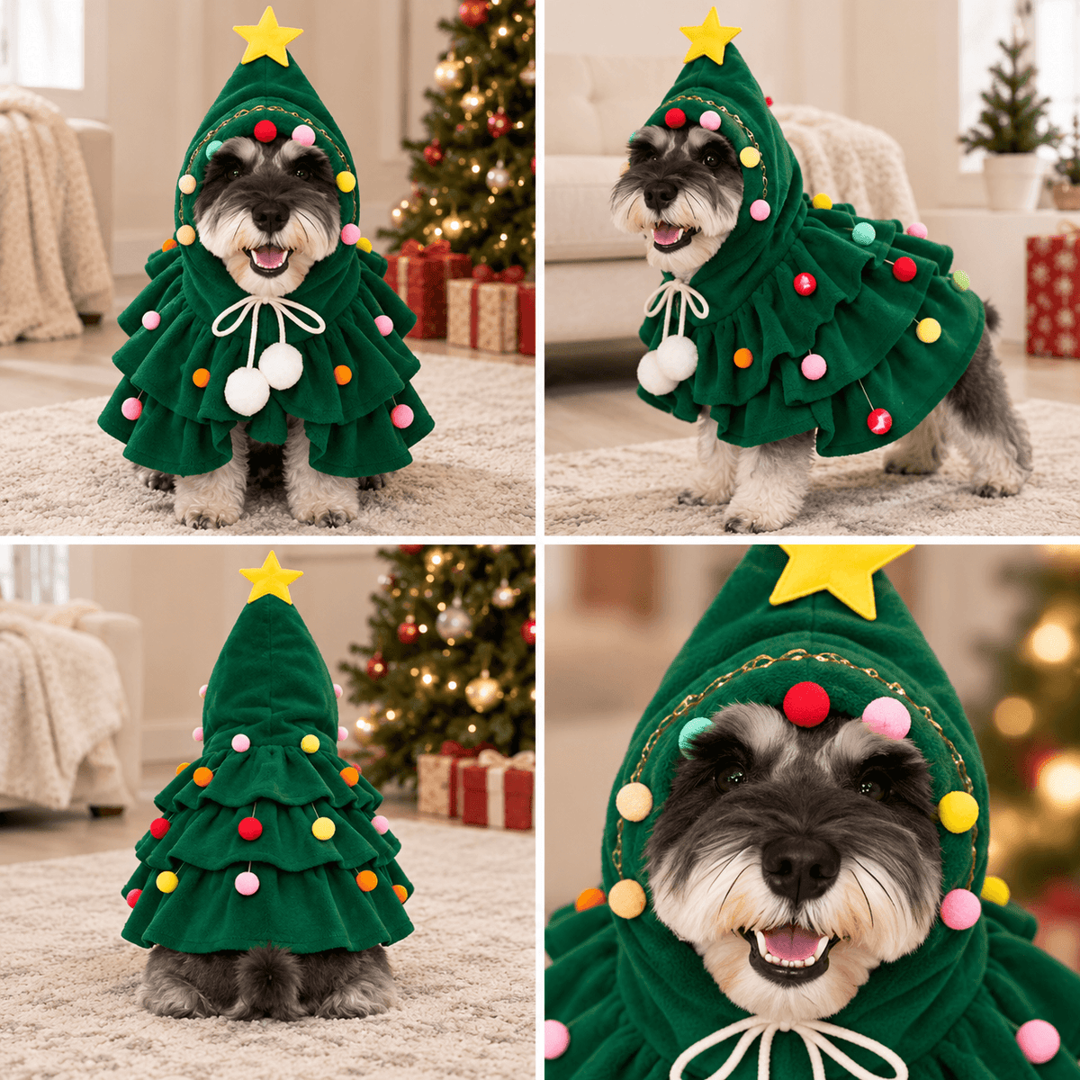 Christmas Tree Pet Costume Fursera