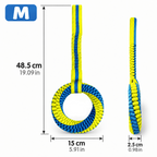 Antibacterial Braided Dog Ring Toy – Durable Chew & Tug Toy Fursera