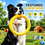 Dog Fetch & Tug Ring – Soft, Lightweight EVA Toy Fursera