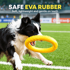 Dog Fetch & Tug Ring – Soft, Lightweight EVA Toy Fursera