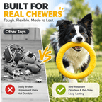 Dog Fetch & Tug Ring – Soft, Lightweight EVA Toy Fursera