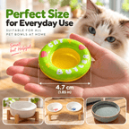 Floating Cat Water Dish – Treat-Friendly Drinking Bowl Insert Fursera