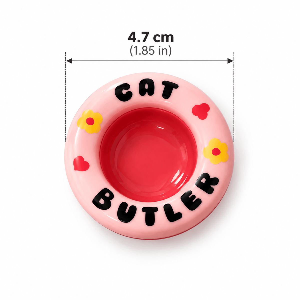 Floating Cat Water Dish – Treat-Friendly Drinking Bowl Insert Fursera