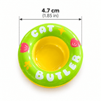 Floating Cat Water Dish – Treat-Friendly Drinking Bowl Insert Fursera